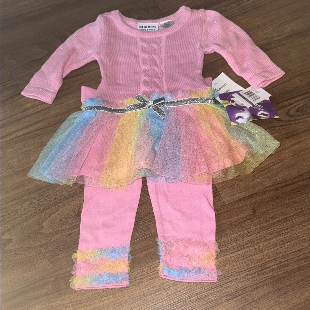 NWT! Blueberi Boulevard Pink 2 piece set